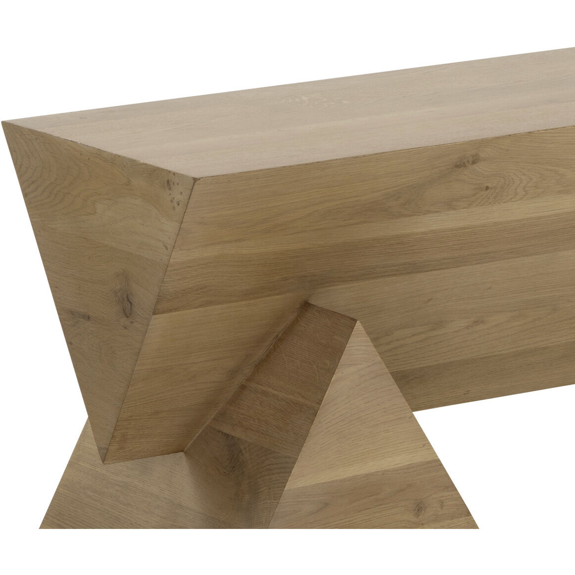 Gregor Rustic Oak Bench